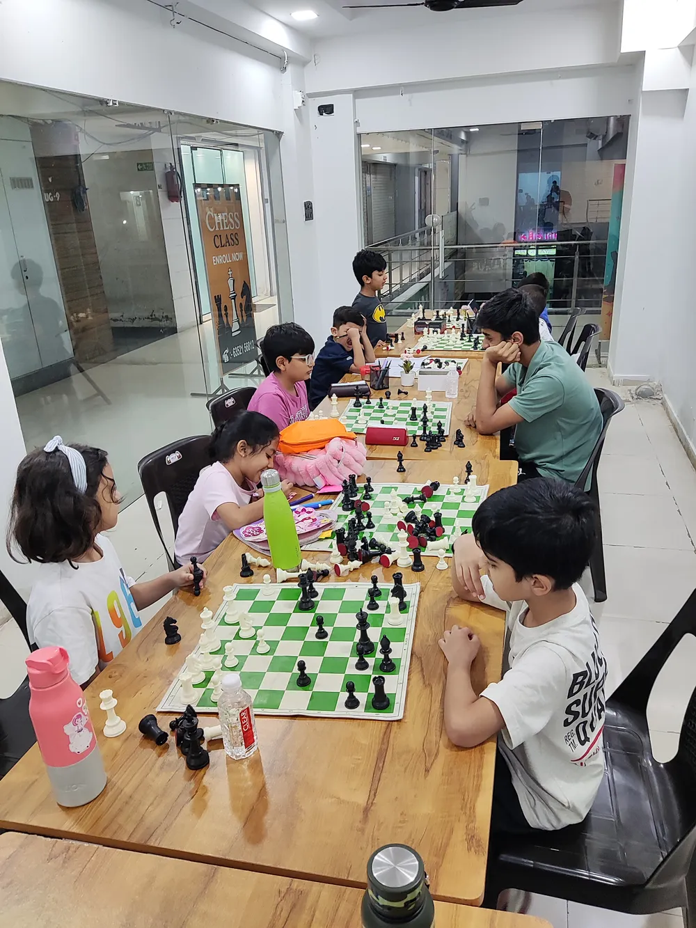 Chess class near VIP Road at Surat Chess Club, Vesu, Surat